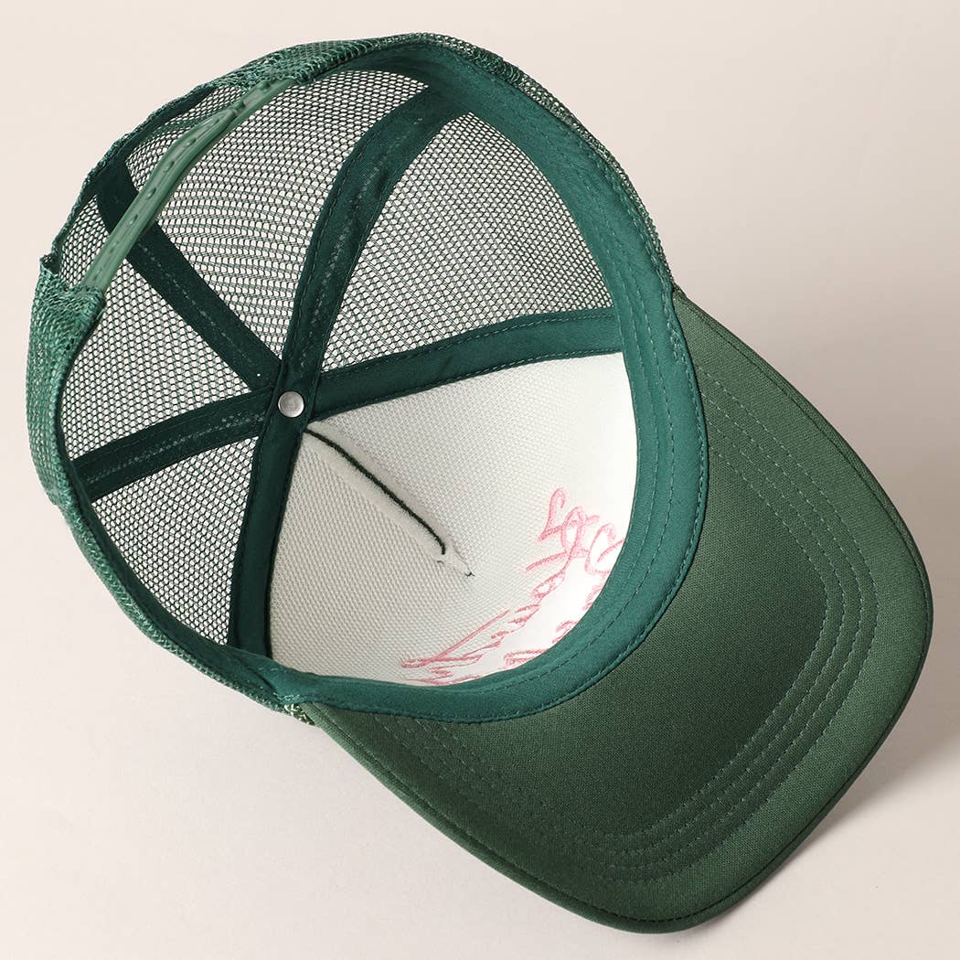 Howdy Darlin' Green Trucker