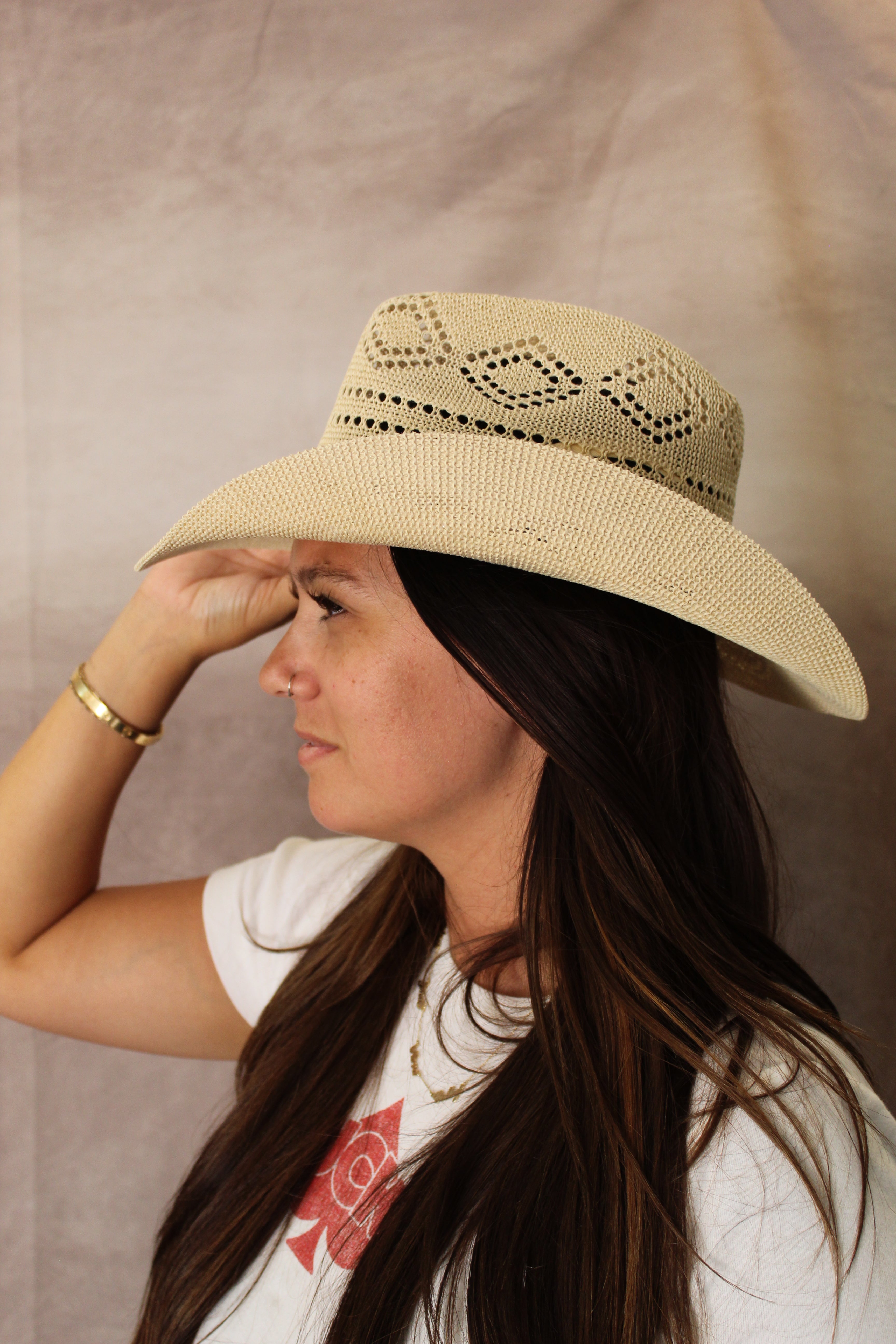 Woven Cowboy Sun Hat