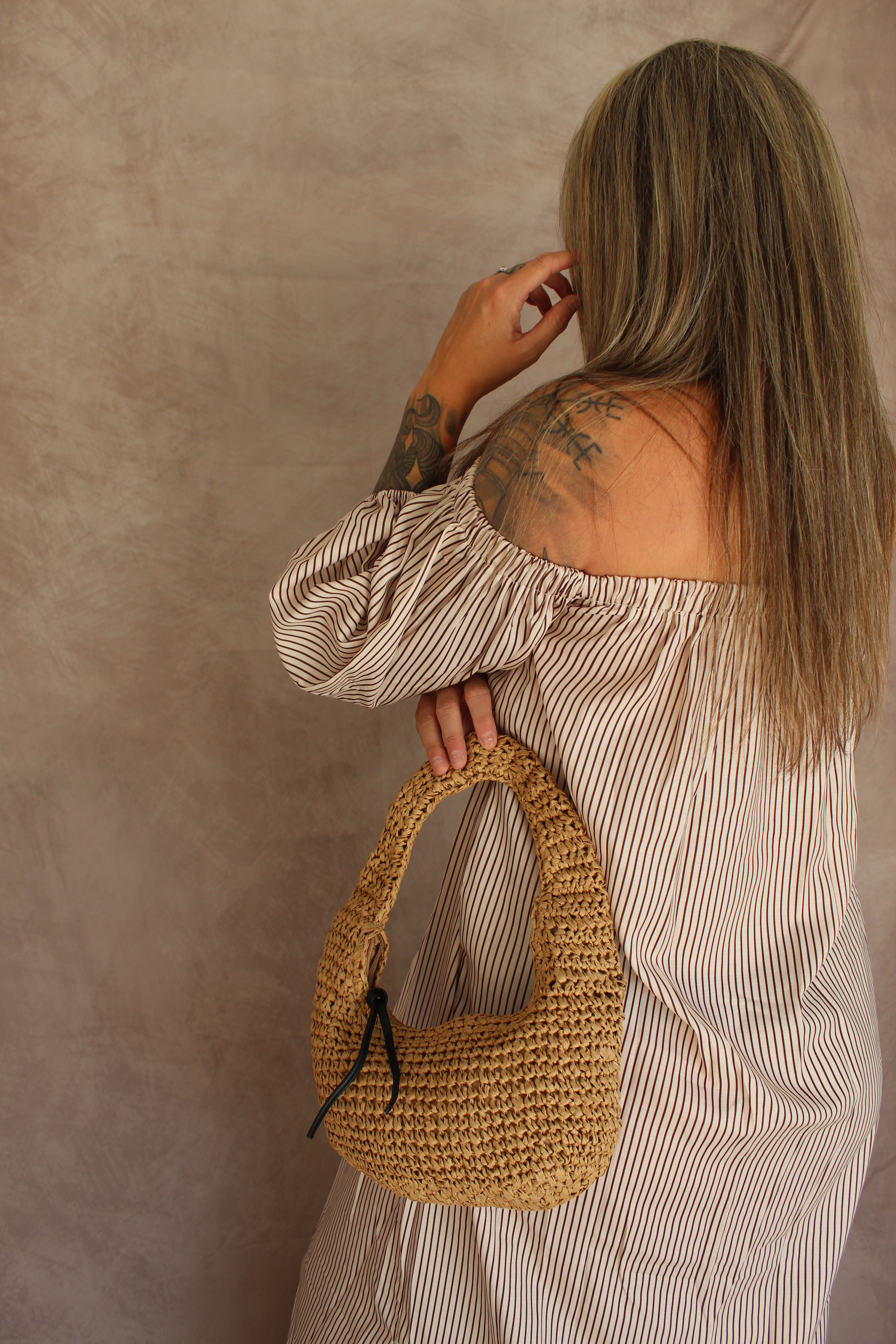Bohemian Off-Shoulder Lantern Dress