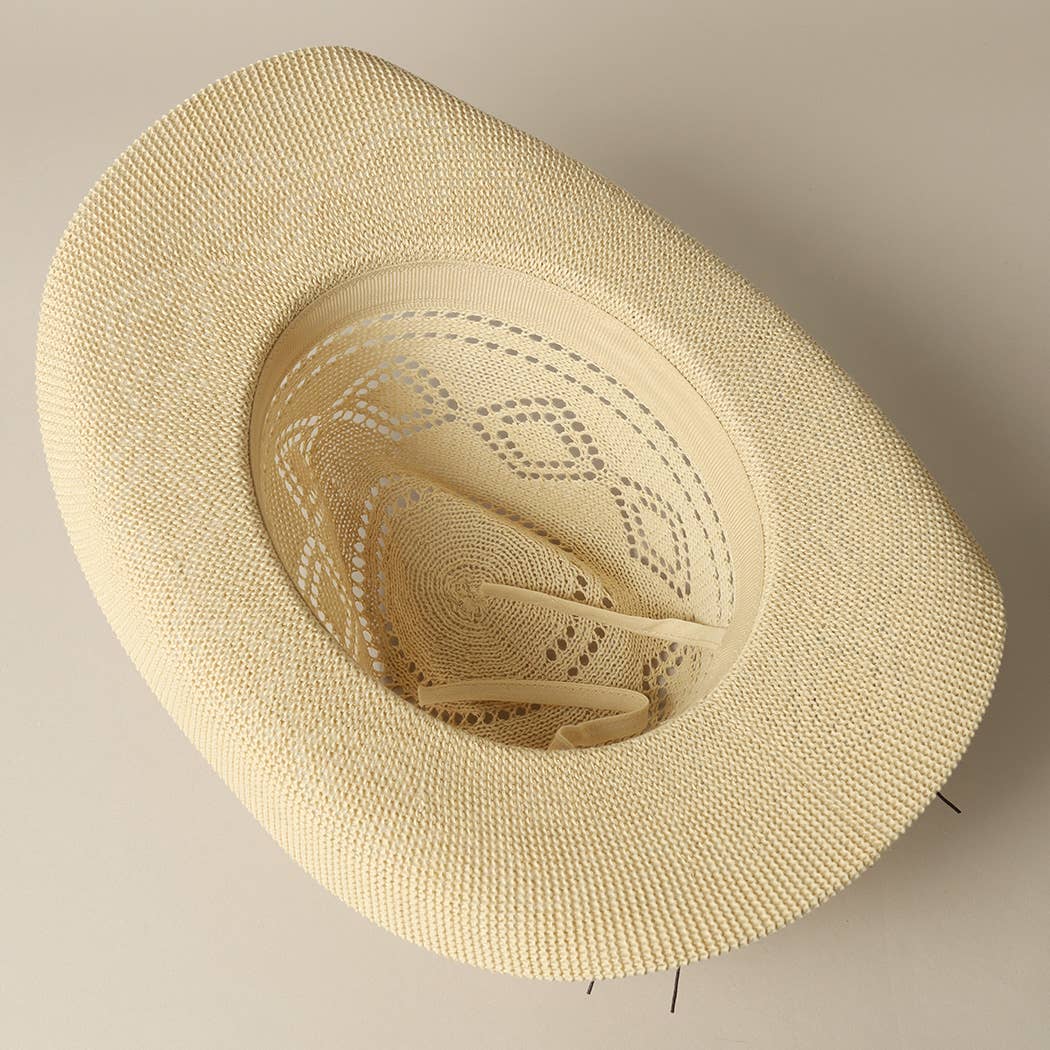 Woven Cowboy Sun Hat
