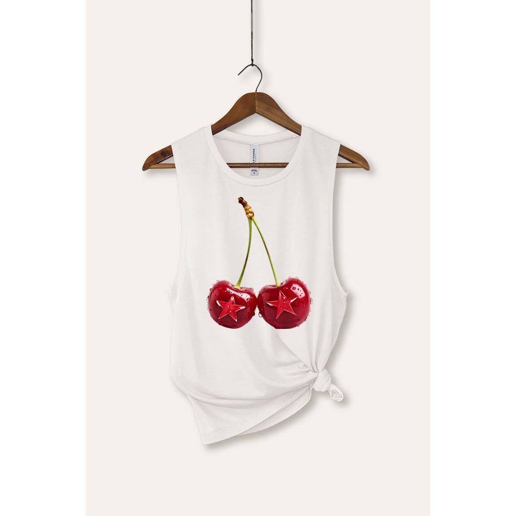 Cherry Star Jersey Tank