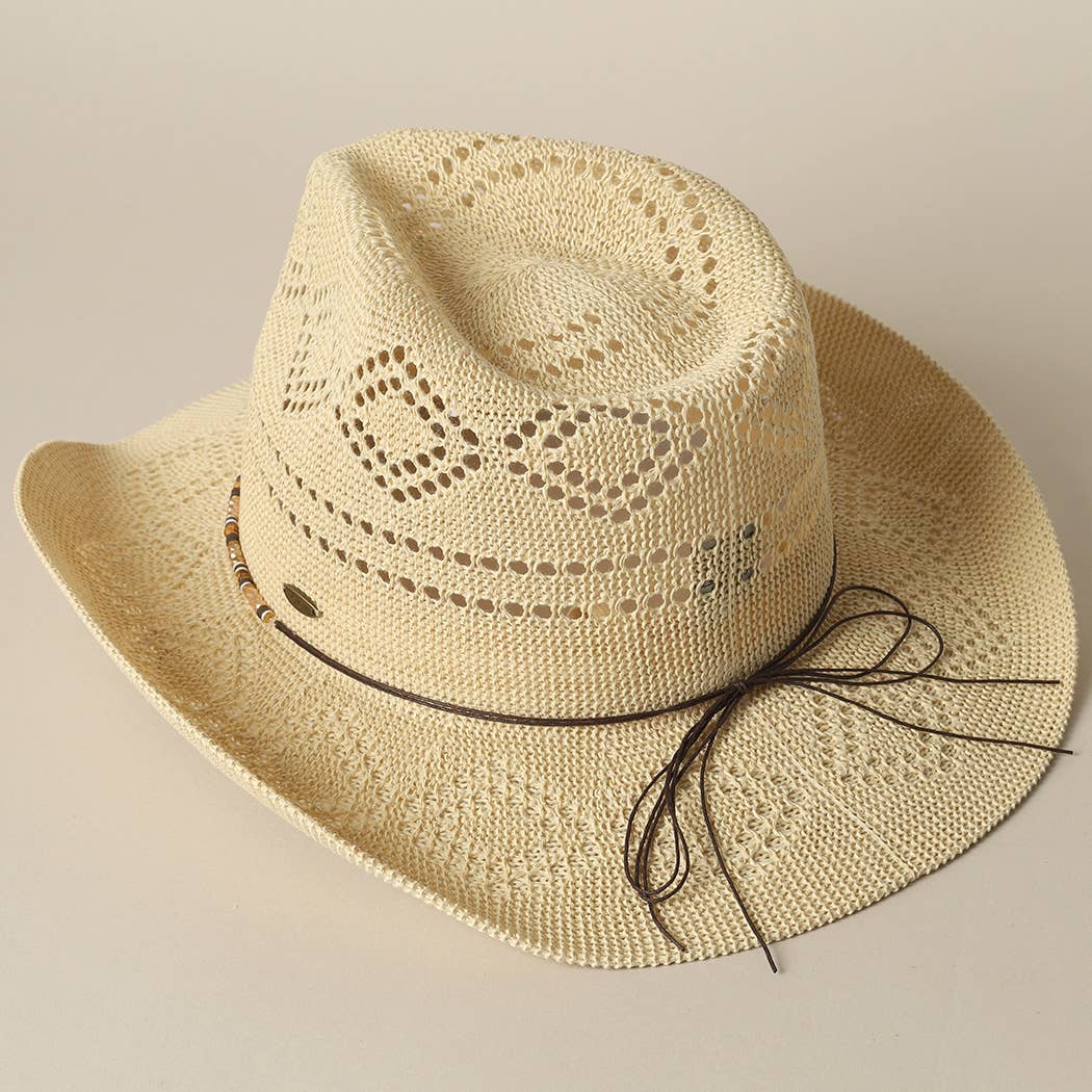 Woven Cowboy Sun Hat
