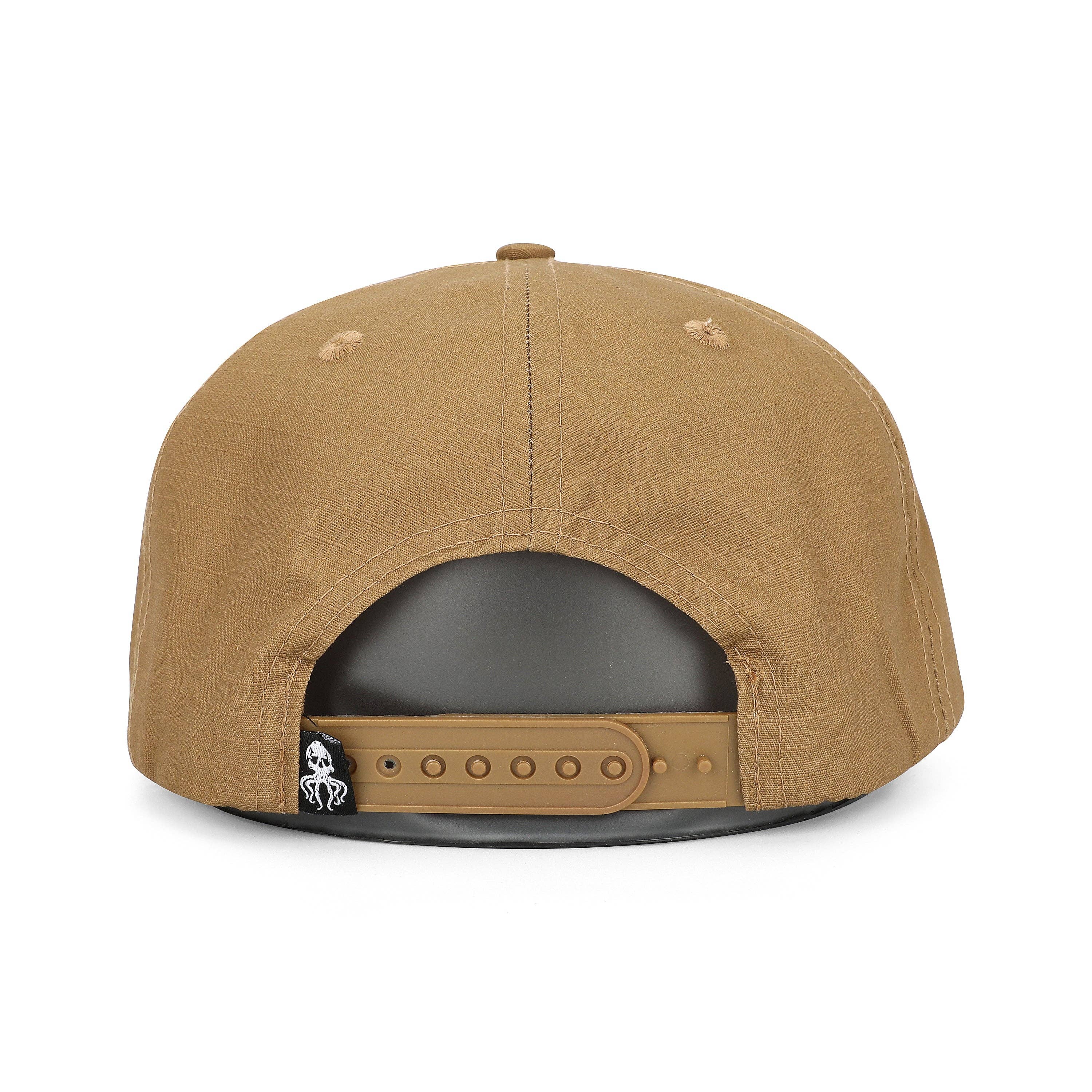 Palm Tree Khaki Snapback Hat