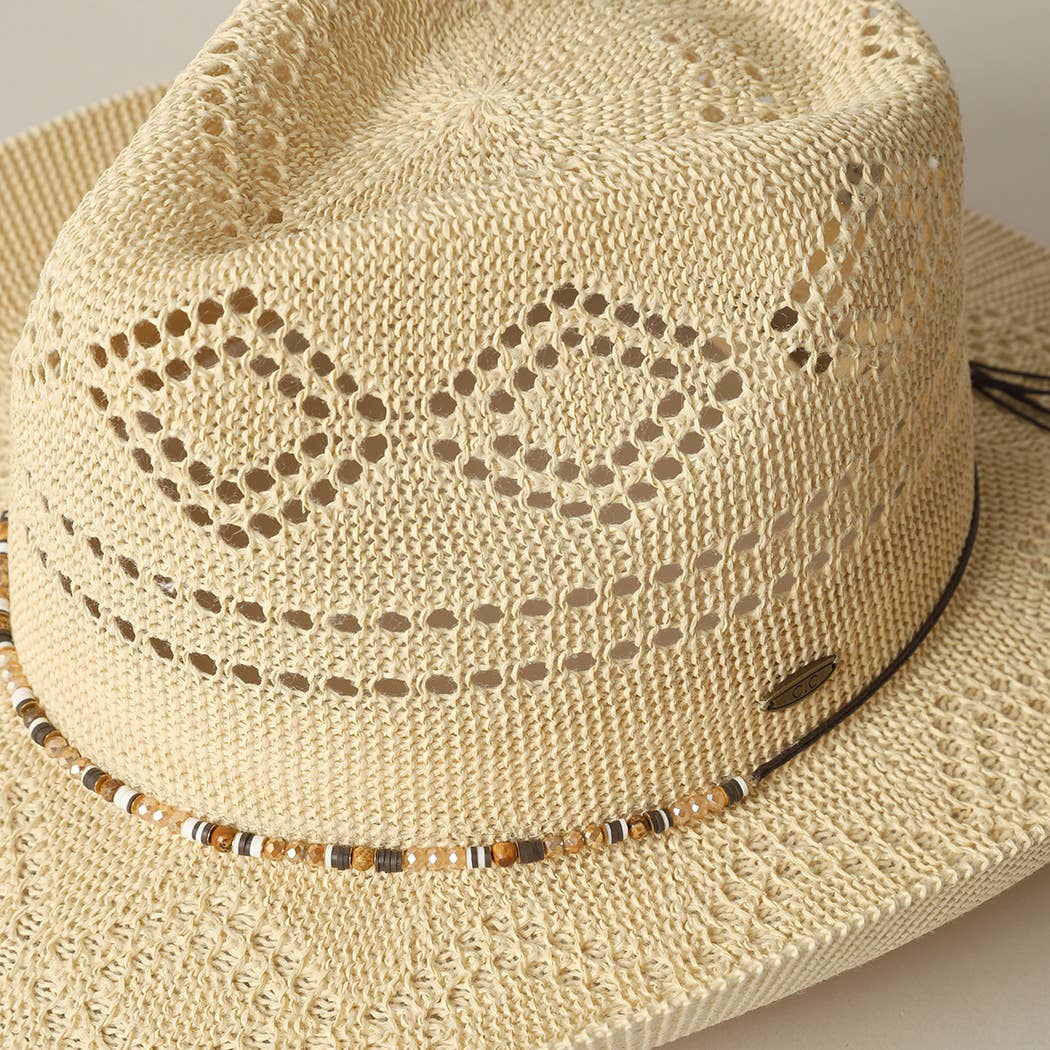 Woven Cowboy Sun Hat
