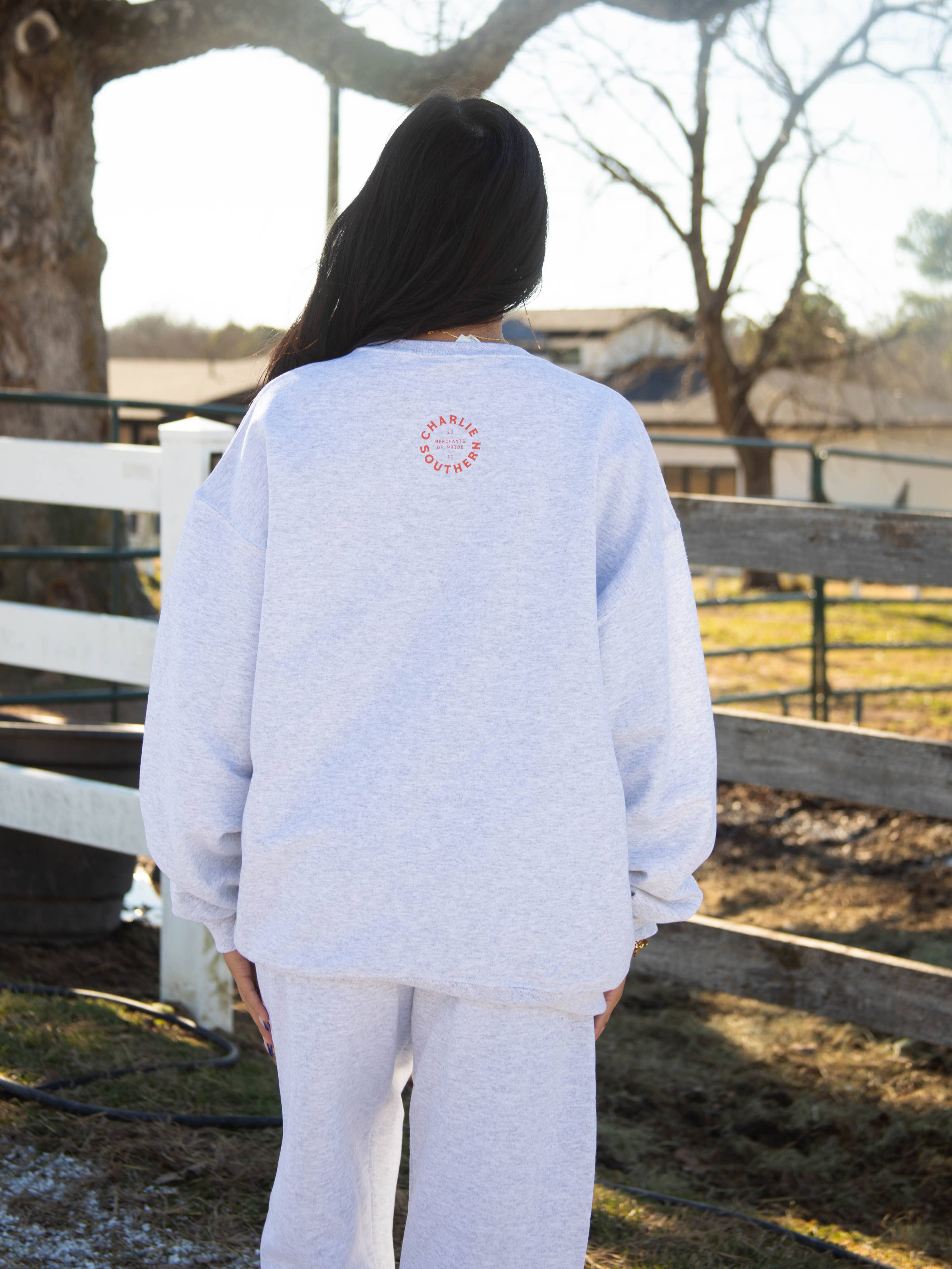 RODEO FOREVER SWEATSHIRT - ASH