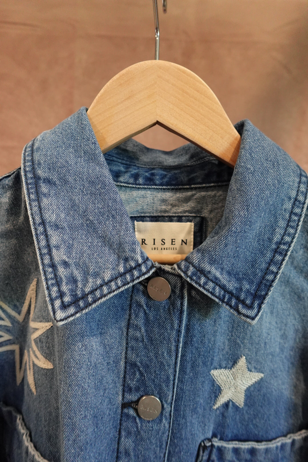 RISEN Star Embo Oversized Jacket