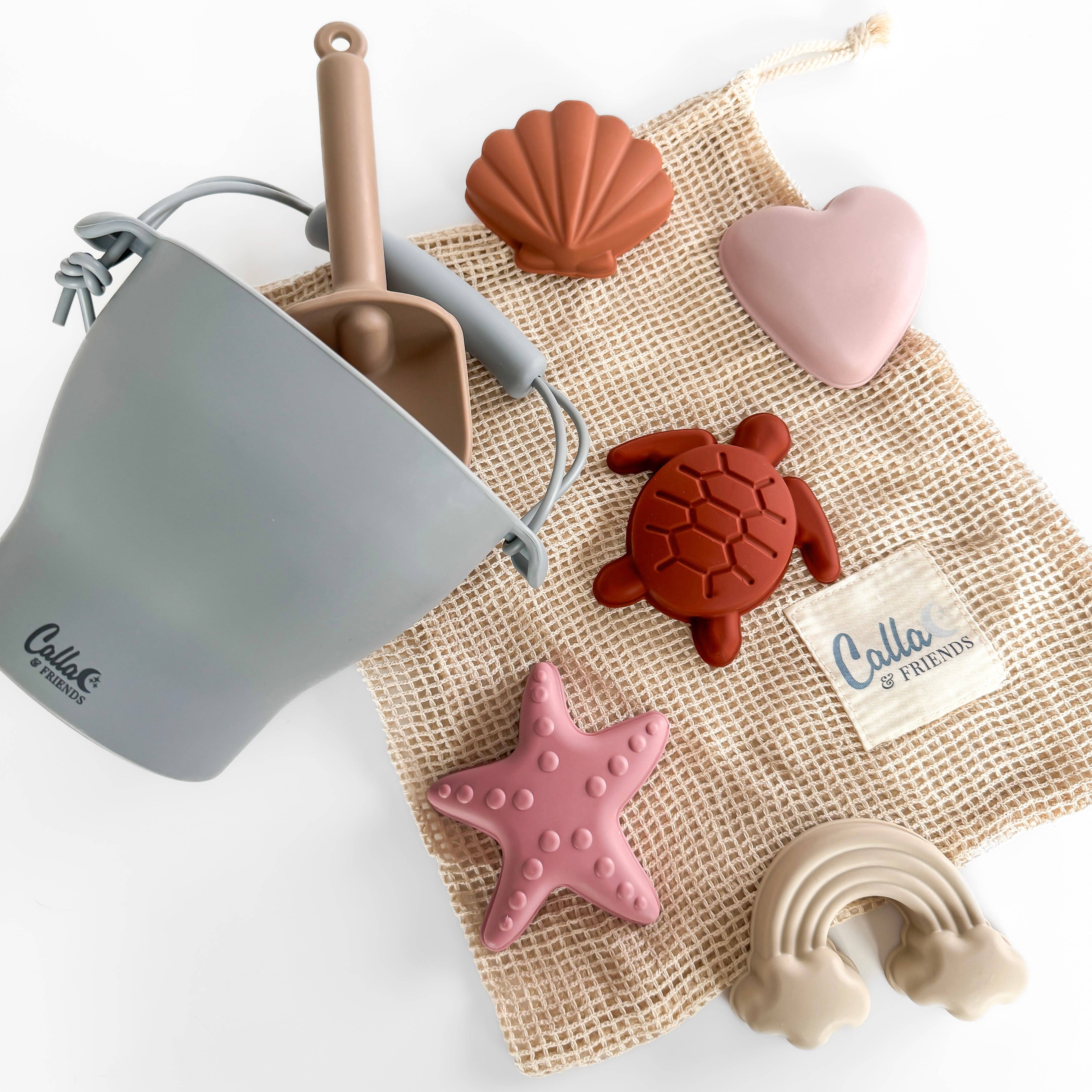 Coastal Silicone Beach Toy Set