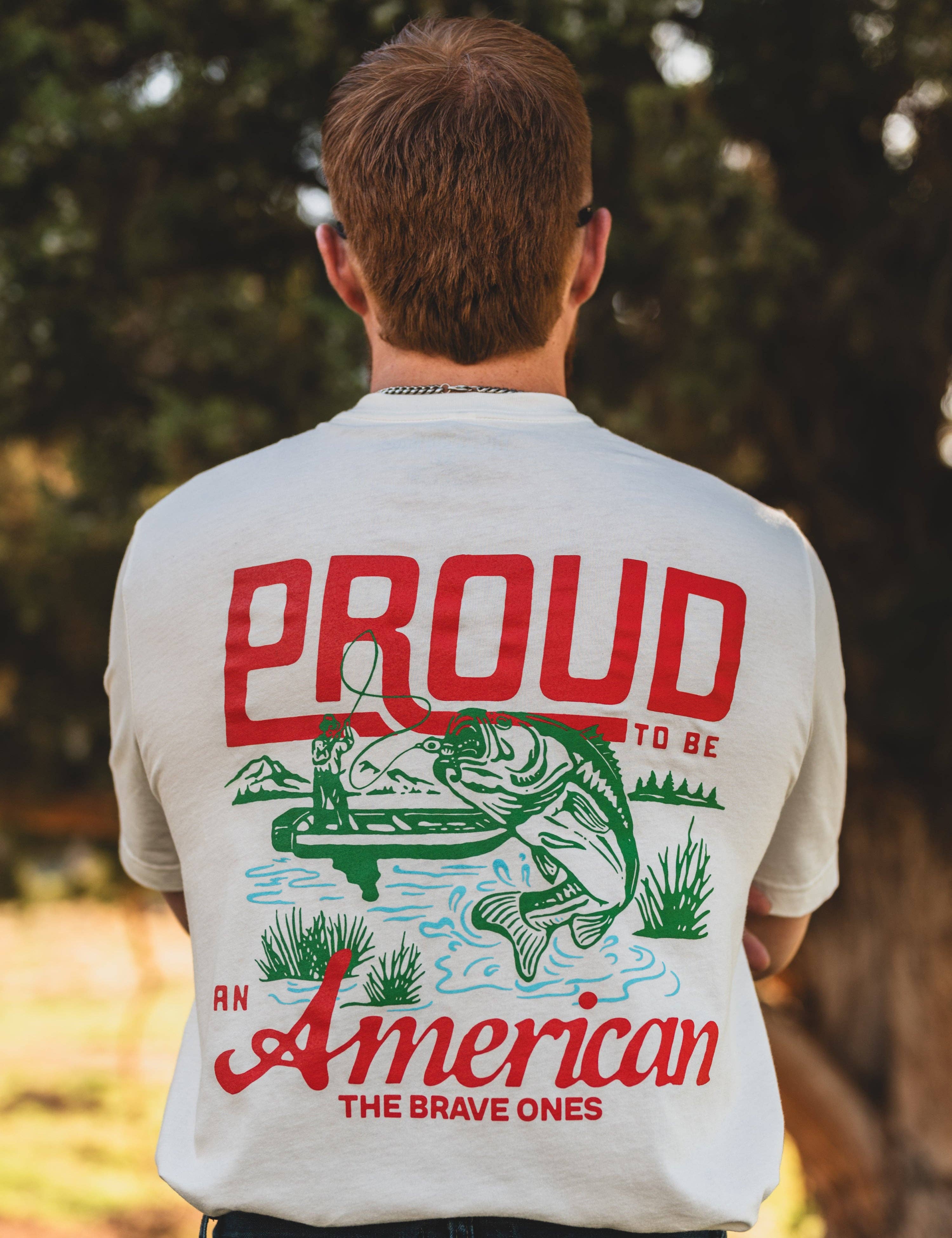 Proud American Fisherman T-Shirt | The Brave Ones