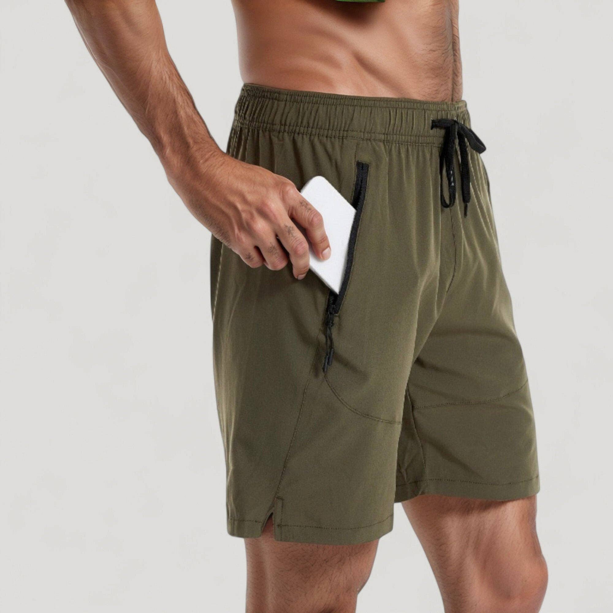Men's Swim Trunks with Zipper Pockets