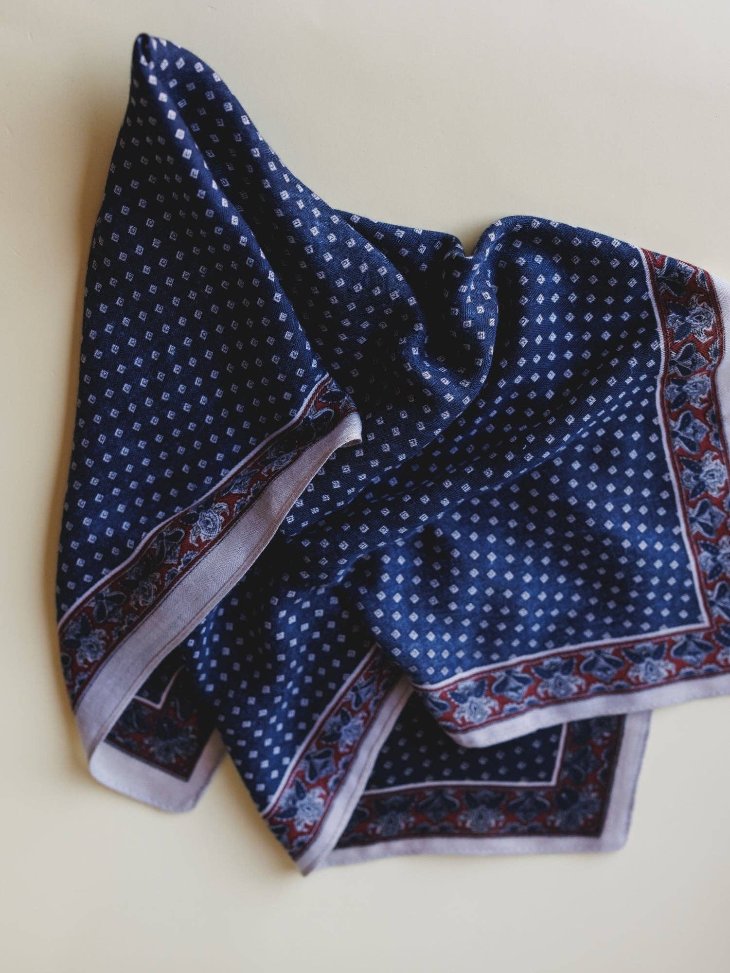 Away To Austin Bandana Scarf - Navy