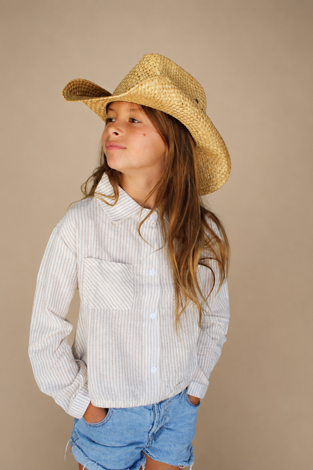 TWEEN GIRLS  BUTTON DOWN SHIRT