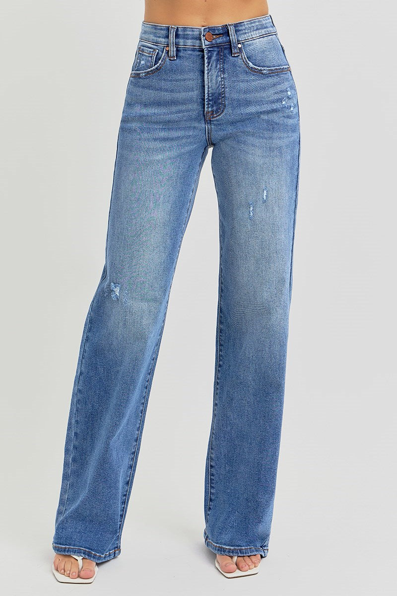 HIGH RISE WIDE JEANS