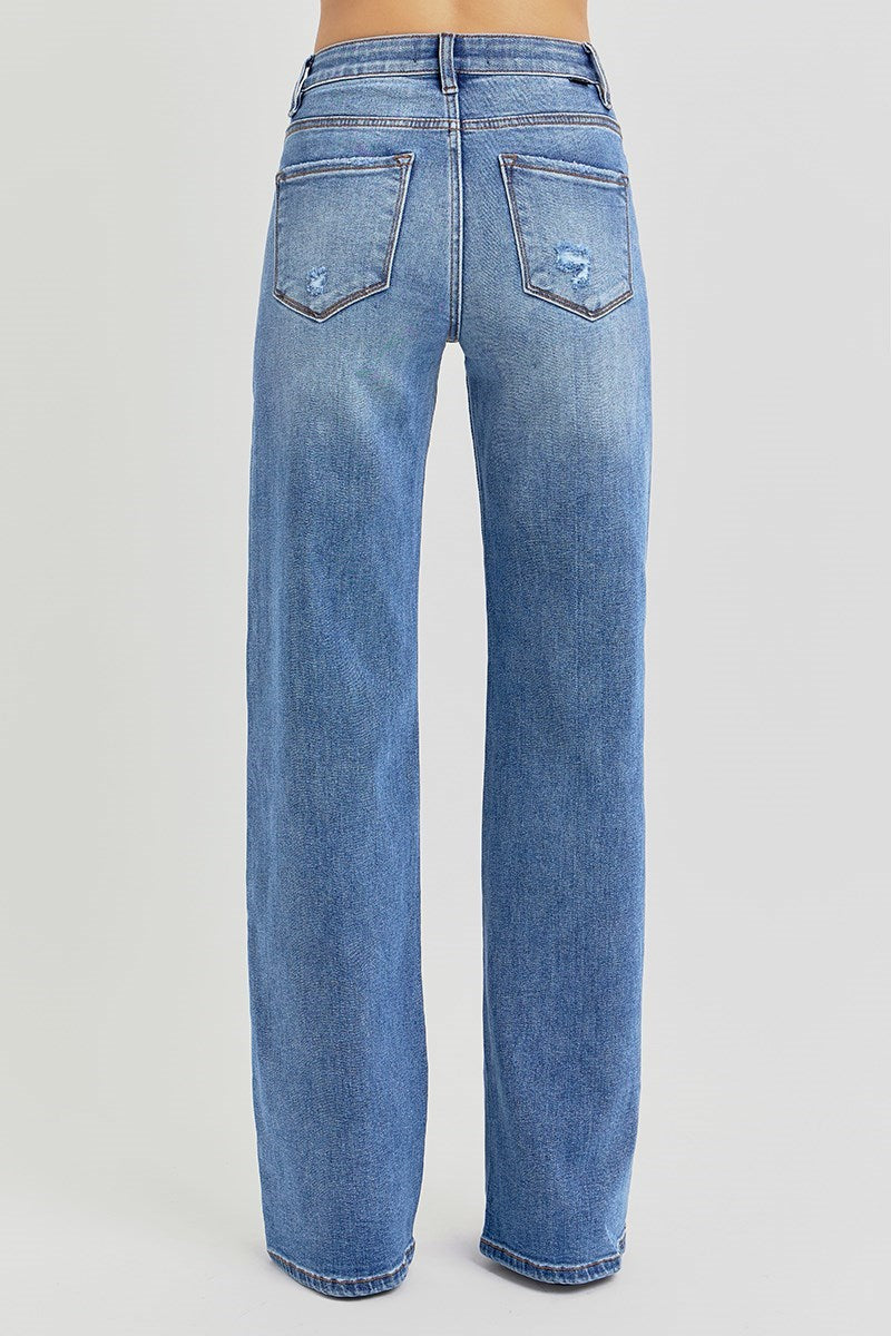 HIGH RISE WIDE JEANS