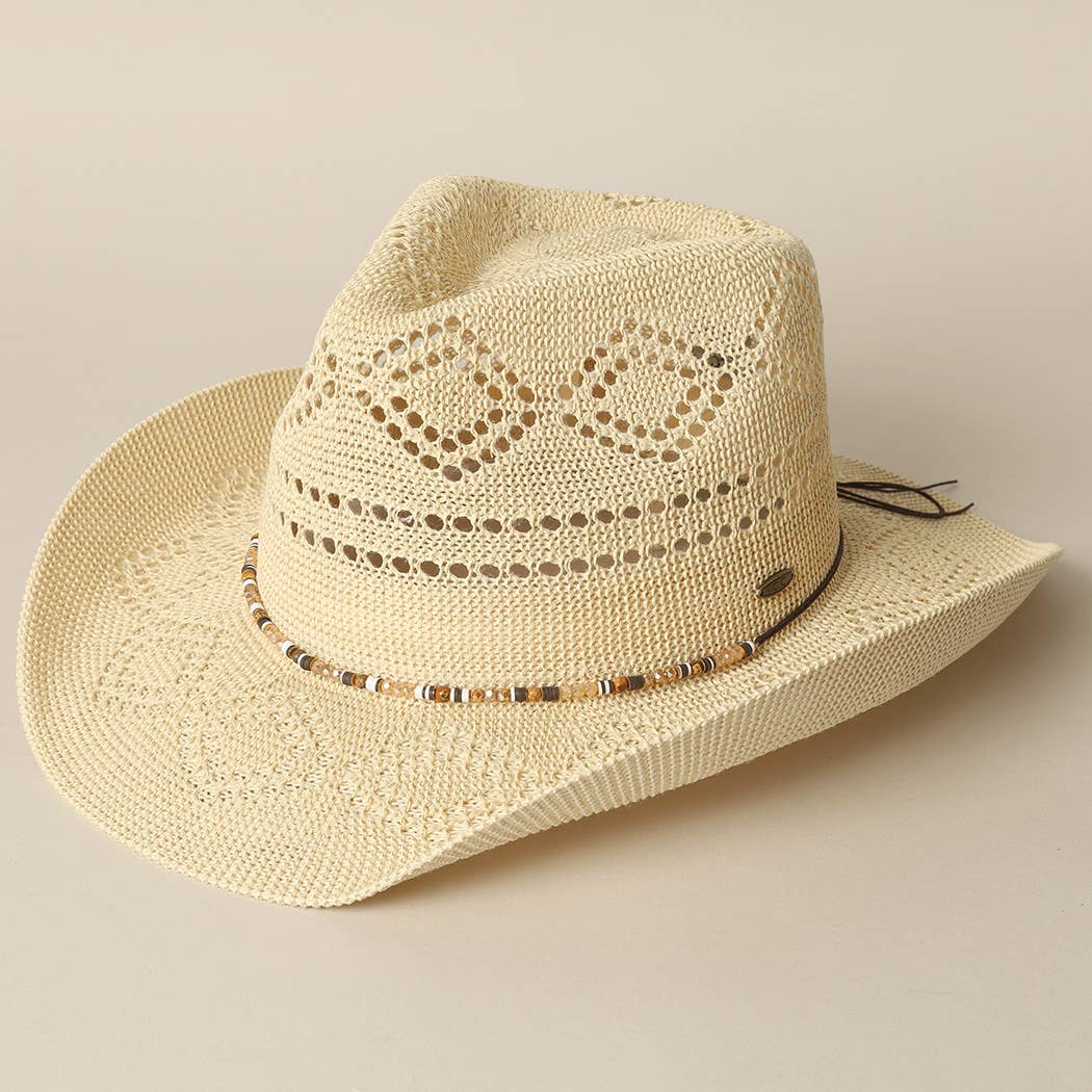 Woven Cowboy Sun Hat
