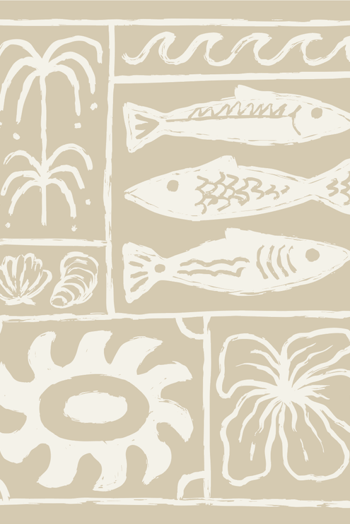 Beachcomber Plush Throw - Tan
