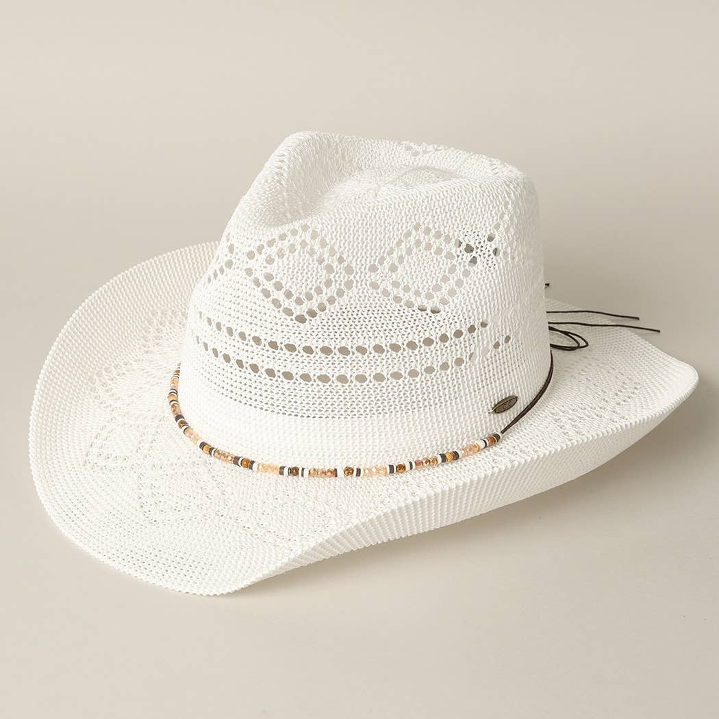 Woven Cowboy Sun Hat