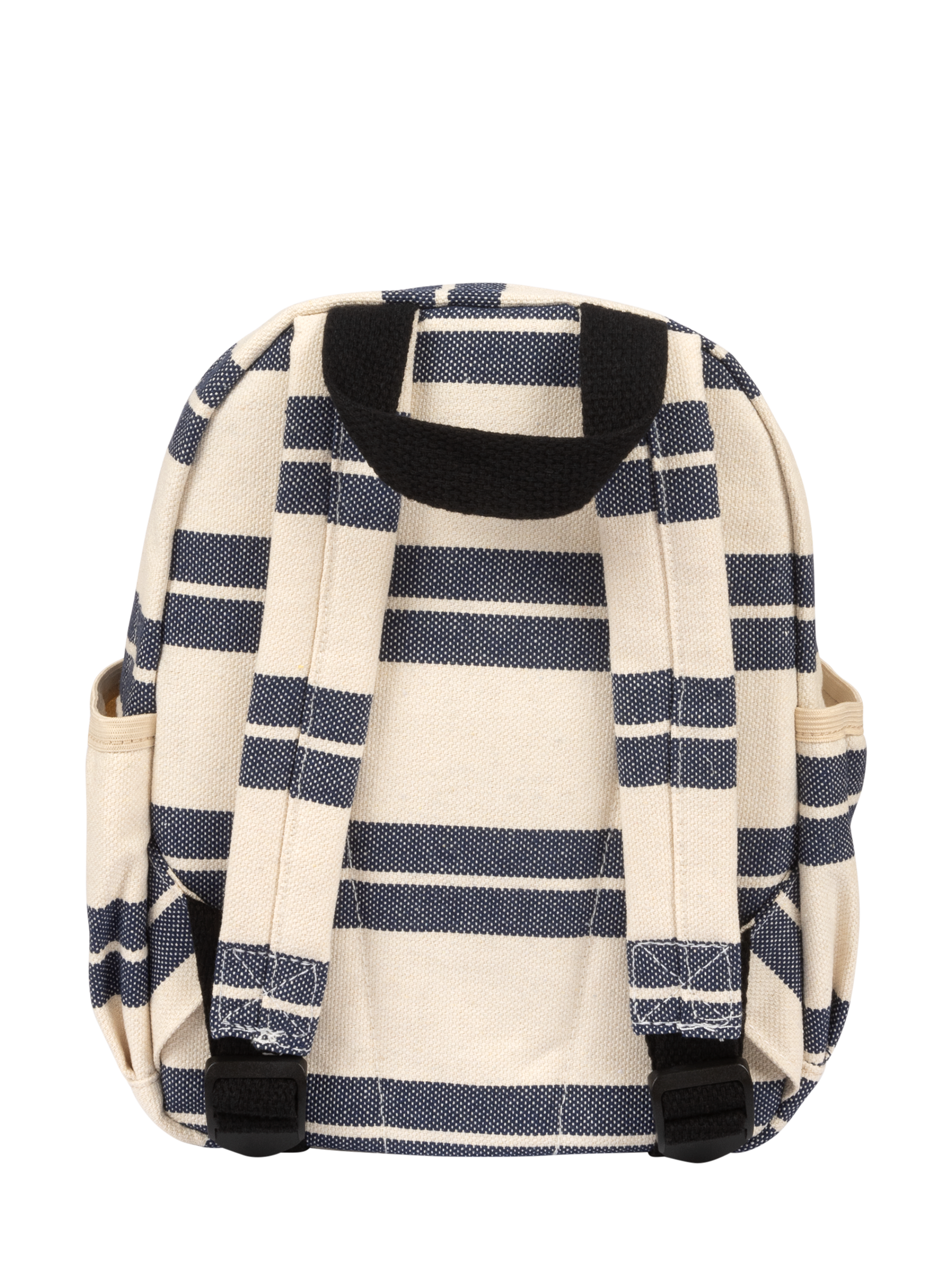 Kids Backpack (Navy Striped Canvas)